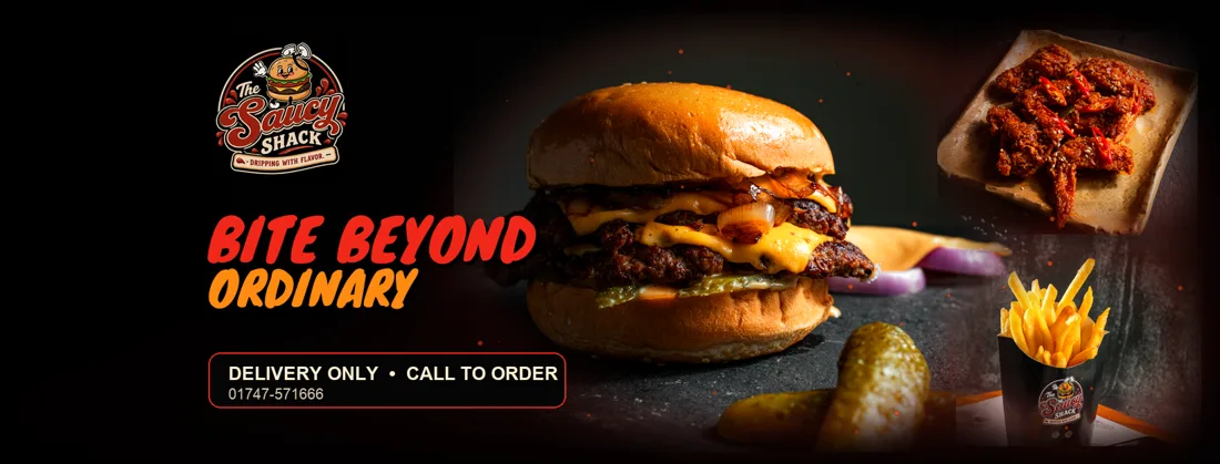 Facebook cover: Bite Beyond Ordinary, The Saucy Shack