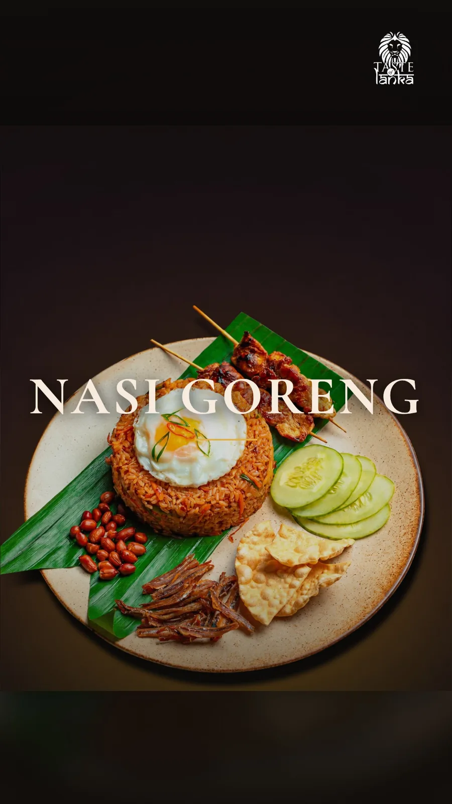 Nasi goreng reel cover, Taste of Lanka